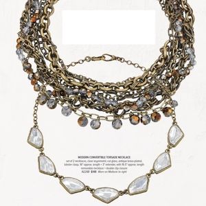 Modern Convertible Torsade Necklace-n228b